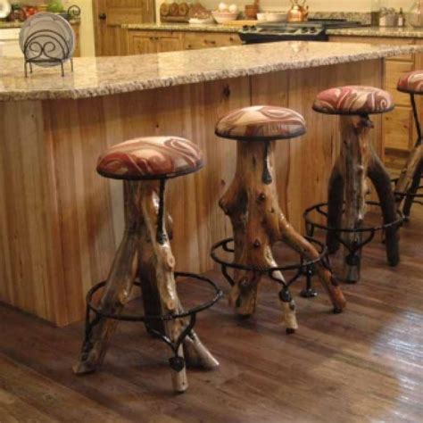 Log Home Bar Stools