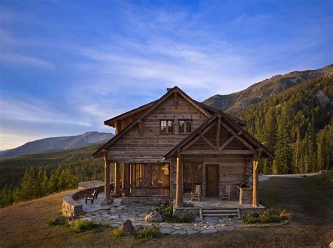 Log Home In The Mountains