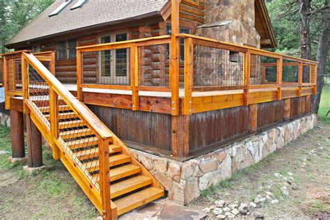 Log Home Railing Ideas