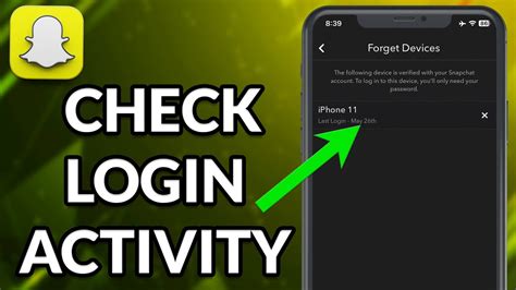 log in activity snapchat