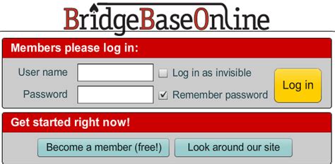 log in to bridge base online