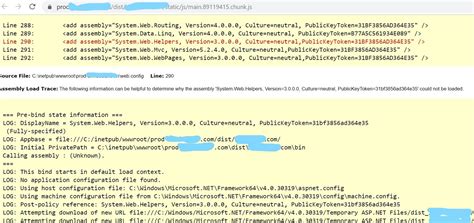 Log No Application Configuration File Found