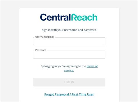 log on to central reach