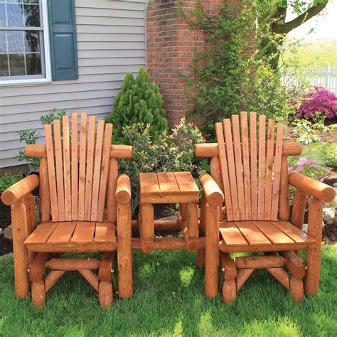 Log Patio Chairs