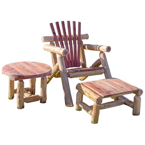 Log Patio Set