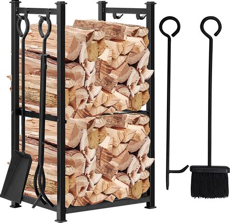 Log Rack With Tools