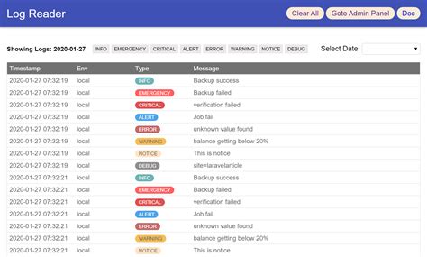 Log Reader Appian