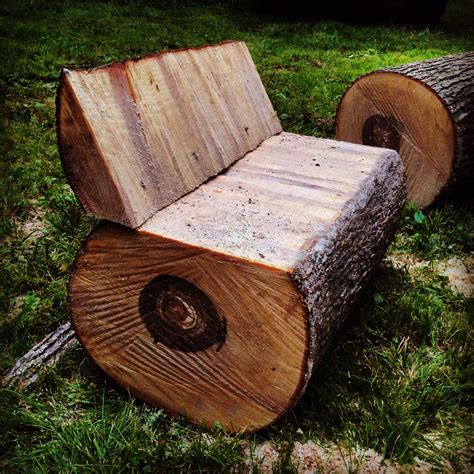 Log Seats For Fire Pit