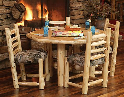 Log Table And Chairs
