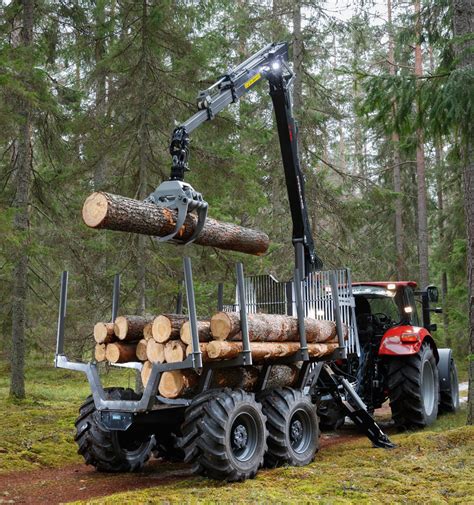 Log Trailers With Grapple