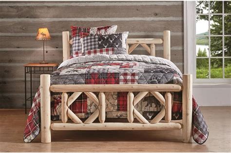 Log Twin Bed Frame