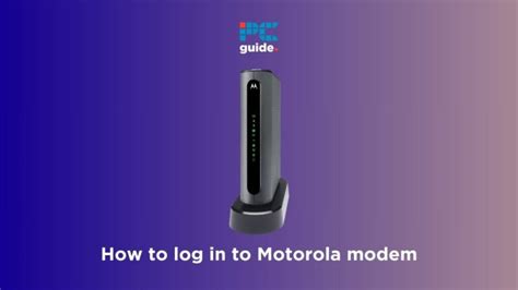 How to Access a Motorola Modem 3 Steps (with Pictures) wikiHow