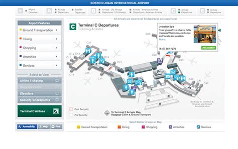 Logan Airport Interactive Map