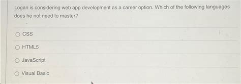 Logan Is Considering Web App Development