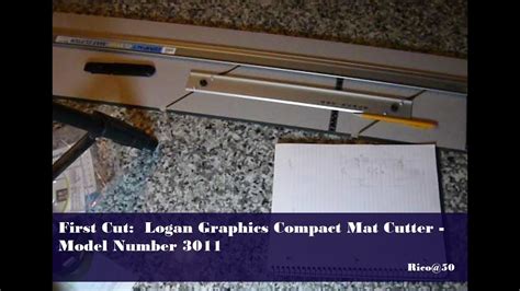 Logan Mat Cutter 301 Instructions