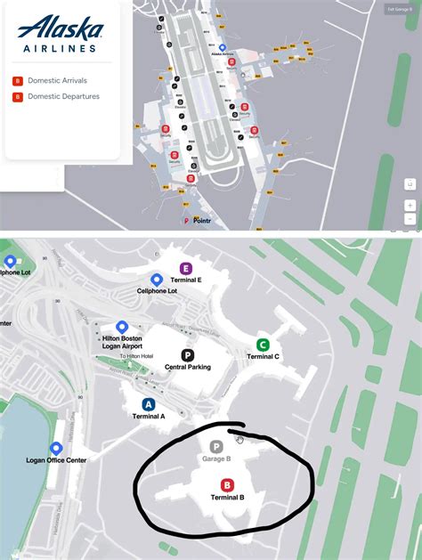 Logan Terminal Alaska Airlines