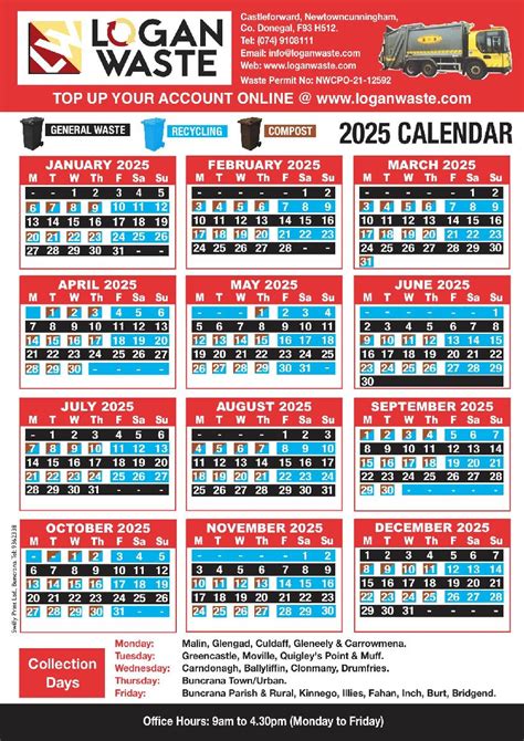 Logan Waste Calendar 2024