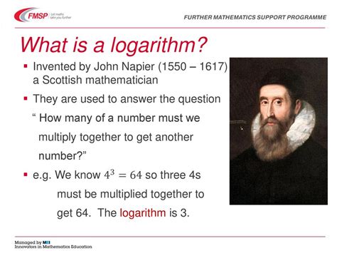 Logarithm Year Invented