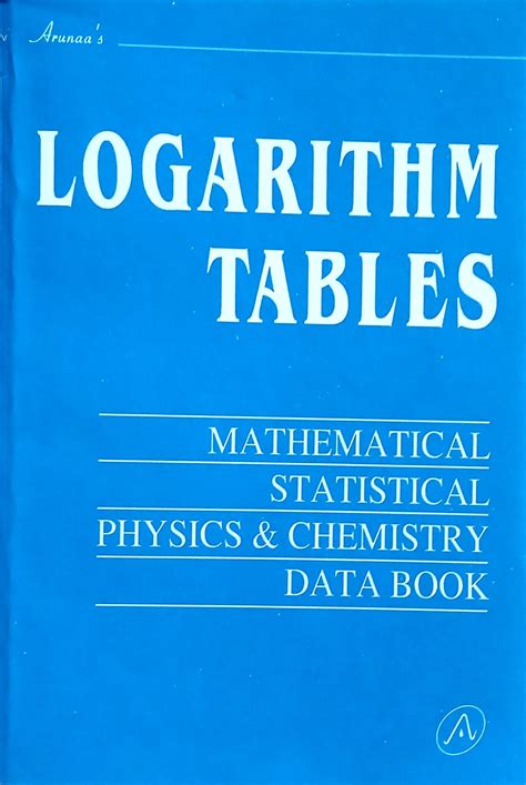 logarithmic and mathematical tables book pdf