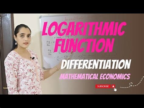 logarithmic function in mathematical economics