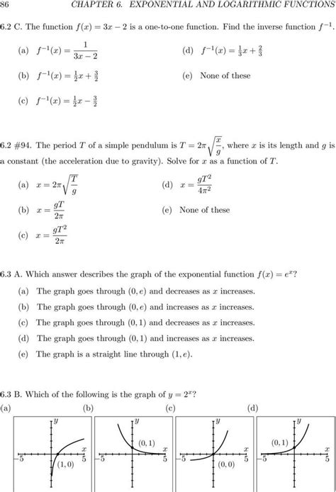 Logarithmic Functions Practice