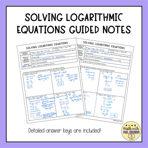 Logarithmic Notes