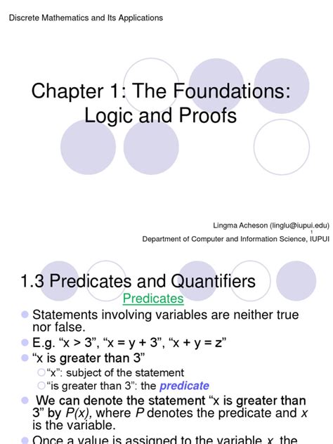 logic and proofs in discrete mathematics pdf notes