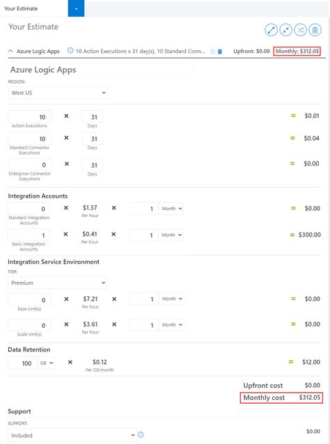 Logic App Costs Azure