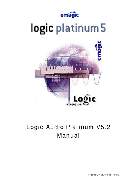 Logic Audio Manual