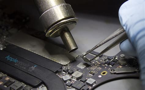 DIY obsolete iBook logic board repair projects geek technique