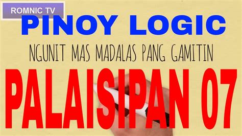 Logic Definition In Tagalog