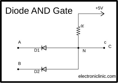 Logic Gate Circuit Diodes