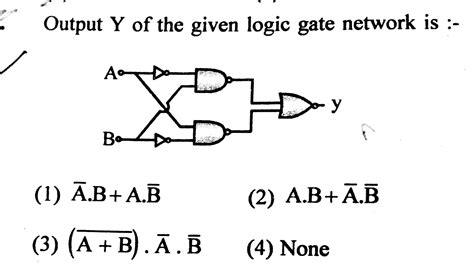 Logic Gates Iit Jee Questions