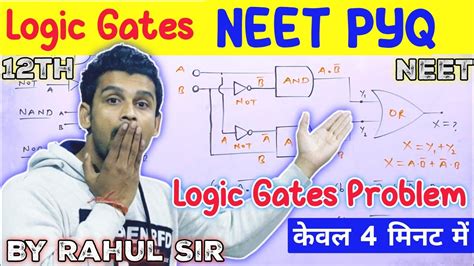 Logic Gates Questions For Neet