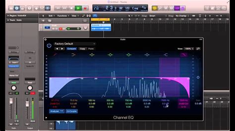 Logic Pro Frequency Spectrum Analyzer