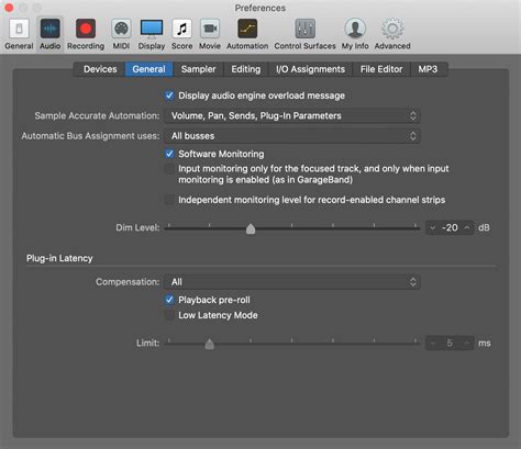 Logic Pro Latency Compensation