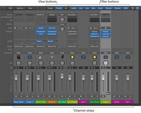 Logic Pro X Move Tracks In Mixer