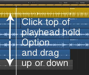 Logic Pro X Playhead Shortcuts
