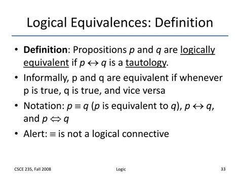 Logical Definition Technology