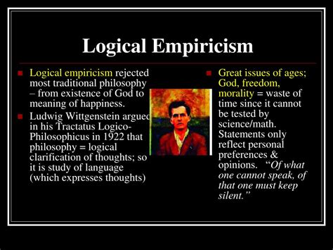 Logical Empiricism Definition Quizlet