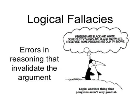 Logical Fallacy Definition Quizlet