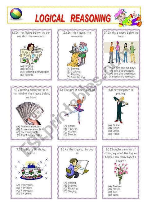 logical thinking examples for kids