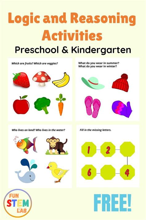 logical thinking exercises for kids