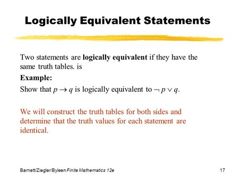 logically equivalent statements calculator