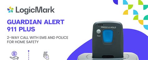 LogicMark Guardian Alert 911 Emergency Alert System Medical Alert