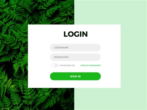 login form with bootstrap