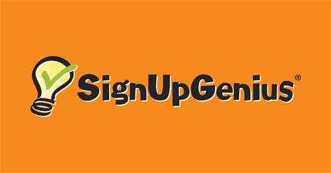 login in sign up genius