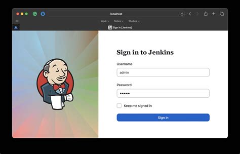 Login Jenkins Default