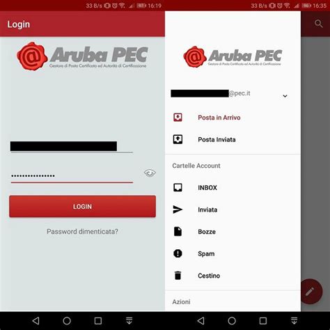 login pec aruba mail