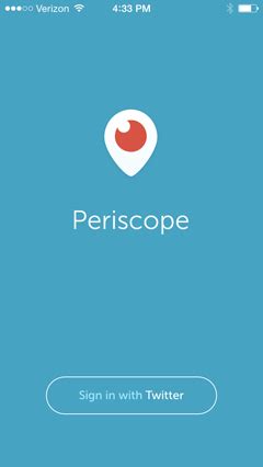 Login Periscope